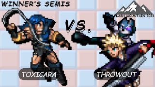 Toxicara (Simon) vs. ThrowOut (Fox, Ichigo) - Winner's Semifinals - Flash Mountain 2024