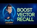 E5 Embeddings + FAISS to Improve Semantic Vector Search Recall in Python