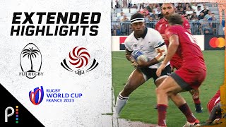 Fiji vs. Georgia | 2023 RUGBY WORLD CUP EXTENDED HIGHLIGHTS | 9/30/23 | NBC Sports