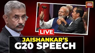 S Jaishankar LIVE: Jaishankar Speech As India Takes Over G20 Presidency | PM Modi