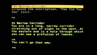 Colossal Cave Adventure play-through