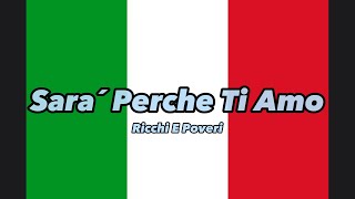Ricchi E Poveri - Sara´ Perche Ti Amo (lyrics)