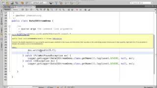 Java Data Input Output Stream Demo