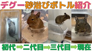 【デグー砂浴び】砂浴びグッズの選び方とオススメを紹介