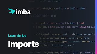 Imports | Learn Imba tutorial