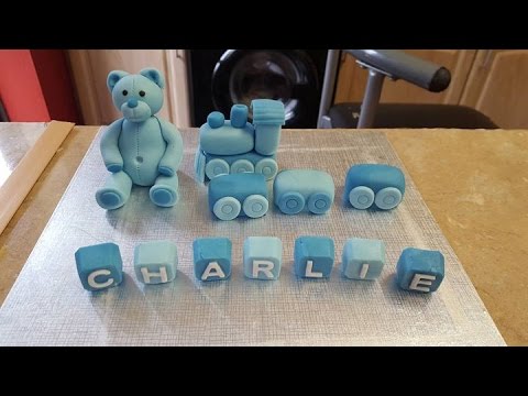 Making a gumpaste train cake topper Making a gumpaste train cake topper