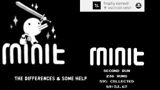 MINIT "Second Run - The Differences & Some Help"