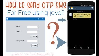 How to Generate and Send OTP SMS for Free Using Java?[With Source Code]