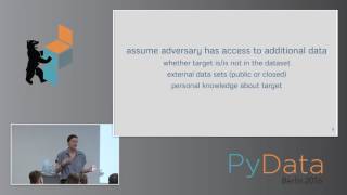 Katharina Rasch: What every data scientist should know about data anonymization | PyData Berlin 2016