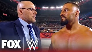 Bron Breakker dismisses Adam Pearce, destroys Ilja Dragunov and Ricochet’s match | WWE on FOX