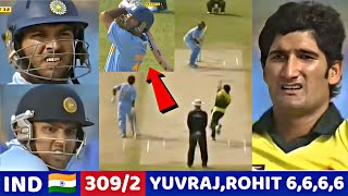 YUVRAJ SINGH 37 ROHIT SHARMA 58 RUN  Vs PAK | IND VS PAK ASIA CUP 2008 | MOST SHOCKING MATCH EVER 😱🔥