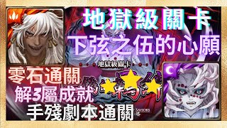 『神魔之塔』九黎戰神 ‧ 蚩尤隊 | 解3屬成就 | 手殘劇本 虛偽的羈絆【下弦之伍的心願 地獄級】