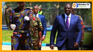 RUTO'S ELITE SECURITY DETAIL. THE KENYAN PRESIDENT IS WELL PROTECTED