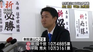 山口２区大激戦から一夜明けて　２人の当選者は