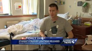 Student struck by lightning released from Pittsburgh hospital