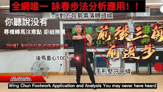 全網唯一 詠春步法分析應用｜Wing Chun Footwork Application and Analysis You may never have heard