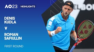 Denis Kudla v Roman Safiullin Highlights | Australian Open 2023 First Round