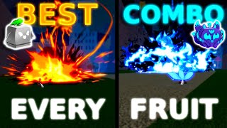 The BEST Combos for EVERY Fruit in Blox Fruits...