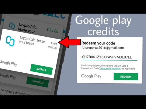 Play store redeem CODE and download paid apps for free Play store redeem CODE and download paid apps for free