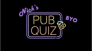 Nick’s Pub Quiz #8