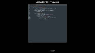 Leetcode 403. Frog Jump in Python | Python Leetcode | Python Coding Tutorial | Python Coding ASMR