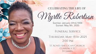 The Funeral Service of Myrtle Robertson