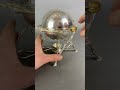 SILVER PLATED EGG BOILER WITH ORB DESIGN ANTIQUE VICTORIAN C1885