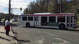 SEPTA: 2003 New Flyer D40LF #5655 leaving Wissahickon Transfer Center