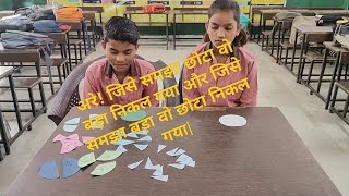 Which Fraction Is Greater? Let's Find Out Practically!/Fractions In Action #mathfun #mathexperiment