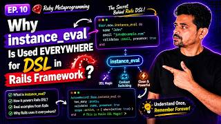 Ruby Metaprogramming #10: Ruby instance_eval Magic & Rails DSLs