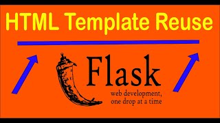 How to reuse HTML template in Python Flask