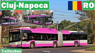 🇷🇴 CLUJ-NAPOCA TROLLEYBUS / Troleibuzele din Cluj-Napoca 2020【4K】