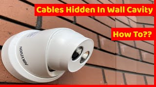 CCTV Camera Installation | Wall Cavity