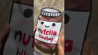 🌰🍫Subscribe if you love Nutella✨blind bag (33) #blindbagsquishy #squishypaper #papertoys