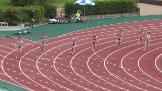 女子200m予選2組　日本インカレ2022