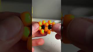 KANDI PUMPKIN TUTORIAL!!! #kandi #bracelet #kandibeads #halloween #tutorial #beads #jewellerycraft #