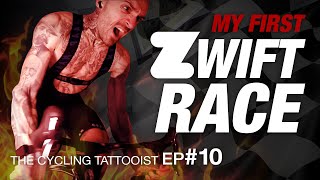 VIRTUAL RACING - MY FIRST ZWIFT RACE! (A)