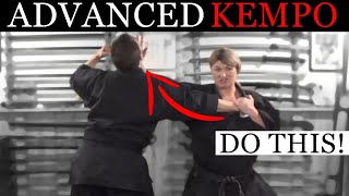 HOW TO FIGHT AGAINST A ONE HAND GRAB FOR SELF DEFENSE 🥋 Advanced Kempo Fighting Techniques