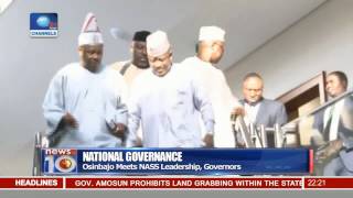 National Governance: VP Osinbajo Meets NASS Leadership, Governors