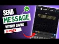 Send WhatsApp Message without Saving Number