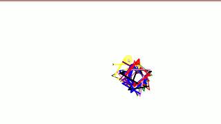 python turtle - create random design using python