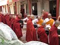 monks at mahagandhayon monastery in myanmar burma 2009