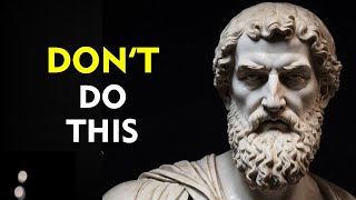 TOXIC HABITS The Stoics Want You To Stop Doing  | Marcus Aurelius Stoicism