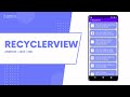 RecyclerView in Android Studio using Java | Android Knowledge