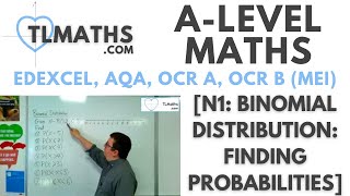 A-Level Maths: N1-19 [Binomial Distribution: Finding Probabilities]