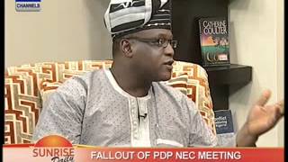 Ladipo Johnson Speaks on the Fallout of PDP NEC Meeting