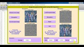 AES Image Encryption and Decryption Using Matlab Project With Source Code AES Encryption Decryption