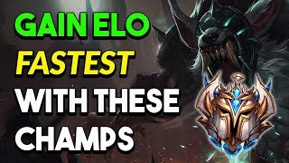 10 Champs That Will Help You Climb FASTEST Out Of Low Elo For End of Season 9