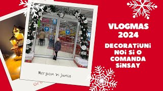 Vlogmas 1 | Mergem in jumbo sa cautam decoratiuni noi | O comanda Sinsay