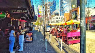 Vancouver Walk - Granville St, Downtown (Narrated)